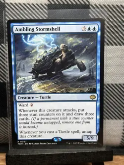 MTG TCG: Ambling Stormshell 137, Tarkir: Dragonstorm - Image 1