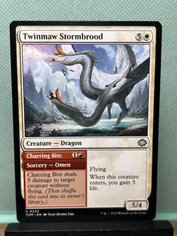 MTG TCG: Twinmaw Stormbrood 232, Tarkir: Dragonstorm - Image 1