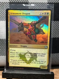 MTG TCG: Armament Dragon 168, Tarkir: Dragonstorm _ FOIL - Image 1