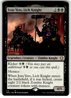 Josu Vess, Lich Knight Dominaria Regular MTG NM - Image 1