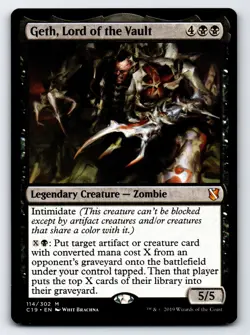 Geth, Lord of the Vault M Commander 2019 # 114 NM - Image 1