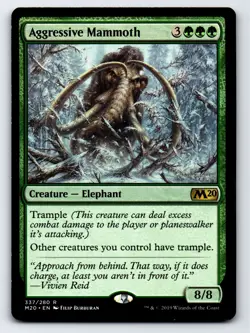 Aggressive Mammoth R Core Set 2020 # 337 NM Normal - Image 1