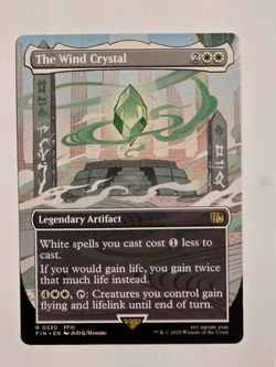 The Wind Crystal R0330 Regular (Borderless) Final Fantasy Magic the Gathering NM - Image 1