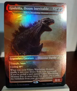 MTG Godzilla Doom Inevitable Extended Foil Ikoria Lair of Behemoths LP X1 - Image 1