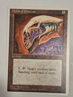 Helm of Chatzuk - 4th Edition Core Set - Magic the Gathering MTG Nice! - Image 1