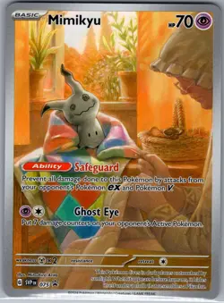 Mimikyu SVP 075 SV: Scarlet & Violet Promo Cards - Pokemon Card - NM - Image 1