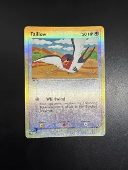 FREE SHIPPING Taillow 76/97 EX Dragon Reverse Holo Rare 2003 Pokemon - Image 1