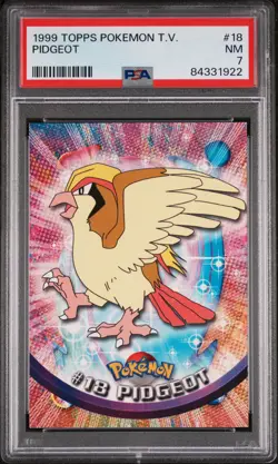 1999 Topps Pokemon TV 18 Pidgeot - PSA 7 - Image 1