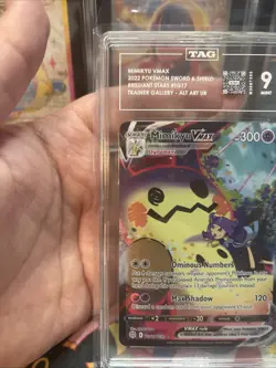 Pokemon Mimikyu VMAX TG17/TG30 Brilliant Stars Trainer Gallery TAG 9 Mint - Image 2