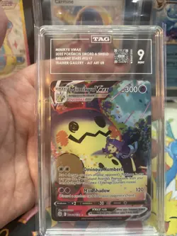 Pokemon Mimikyu VMAX TG17/TG30 Brilliant Stars Trainer Gallery TAG 9 Mint - Image 3