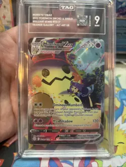 Pokemon Mimikyu VMAX TG17/TG30 Brilliant Stars Trainer Gallery TAG 9 Mint - Image 4