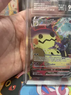 Pokemon Mimikyu VMAX TG17/TG30 Brilliant Stars Trainer Gallery TAG 9 Mint - Image 5