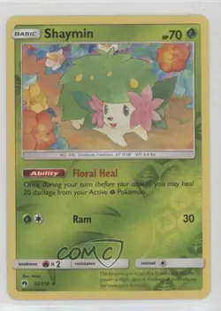 Shaymin Reverse Foil Pokemon Sun & Moon Lost Thunder #33 - Image 1