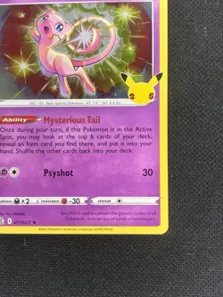 Pokemon TCG Mew 011/025 Celebrations Holo NM - Image 5