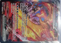 Team Rockets Moltres ex 229/182 Pokemon "Destined Rivals" - Image 2