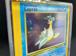 Pokemon Fossil Lapras 10/62 HOLO RARE 1995 NM - Image 2