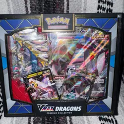 Pokemon TCG Sword & Shield - Vmax Dragons Premium Collection Box - New - Image 3