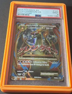 PSA 9 Full Art/M Mega Charizard EX 2016 Pokemon XY Evolutions 101/108 - Image 2