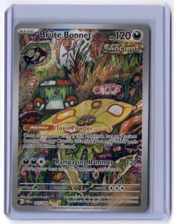 Brute Bonnet - 207/182 Illustration Rare Holo NM Pokemon SV04: Paradox Rift - Image 1
