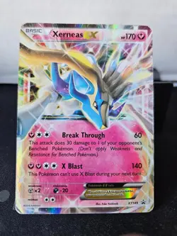 Pokemon TCG Xerneas EX XY Black Star Promos XY07 Holo Promo HP - Image 1