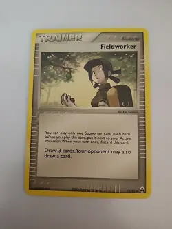 Pokemon TCG Trainer Fieldworker 73/92 Legend Maker Regular Lp - Image 1