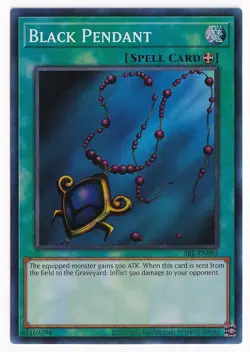 Yugioh Black Pendant SRL-EN003 Super Rare 25th Anniversary NM - Image 1