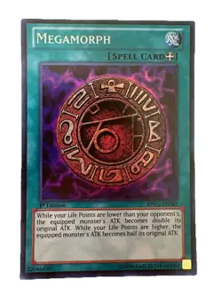 YUGIOH Megamorph BPW2-EN069 1st edition Super Rare - Image 3