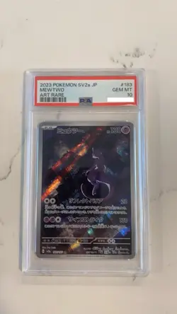 Mewtwo AR 183/165 Alt Art Rare Japanese 151 SV2a Pokemon Card PSA 10 - Image 1
