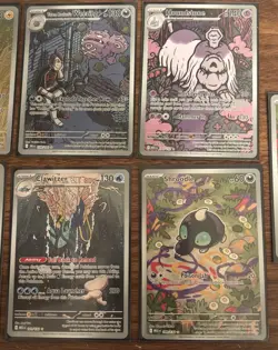 POKEMON TCG Scarlet & Violet/ Mega Evo Lot Of 9 IR Illustration Rare Cards - Image 4