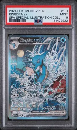 PSA 9 Kingdra ex 131 Sv: Scarlet & Violet Promo Card SV-P - Image 1
