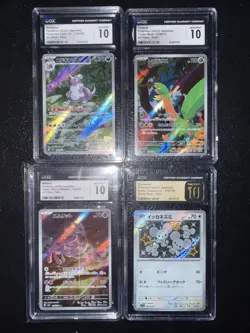 Pokemon CGC 10 Graded Card Lot 4 Slabs Pristine10 - Image 1