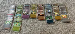 Pokemon Mega Evolution Reverse Holo 90 Card Lot No Duplicates NM - Image 1
