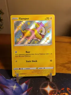 Yamper SV039/SV122 Holo Rare Pokemon Card Shining Fates Shiny Vault - Image 1