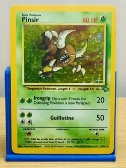Pinsir 9/64 Base Set Jungle Holo Rare Pokemon TCG Card MP - Image 1