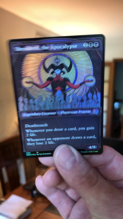 MTG - Sheoldred, the Apocalypse - FOIL - Altered - Read - Watch VIdeo of Item! - Image 2