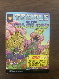 MTG Secret Lair Encyclopedia of Magic R Temple of the False God #0020 - Image 1