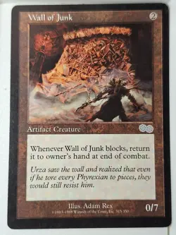 Wall of Junk - Urza's Saga - Magic the Gathering MTG Nice! - Image 1
