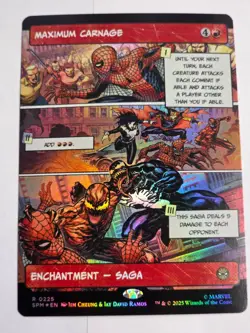 MTG - Maximum Carnage FOIL Borderless- Marvel: Spider-Man - Image 1