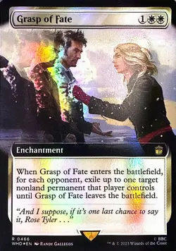Grasp of Fate (Extended Art) Foil R Universes Beyond: Doctor Who 466 NM - Image 1