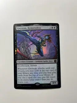 Magic Marvel Spiderman Gwenom, Remorseless [Foil Promo] #286 - Image 1
