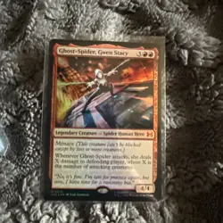 1x FOIL Ghost-Spider, Gwen Stacy, NM, SPE, Magic: the Gathering, MtG - Image 1