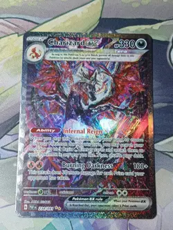 Pokemon TCG Charizard ex 234/091 SIR Special Illustration Rare Paldean Fates NM - Image 1