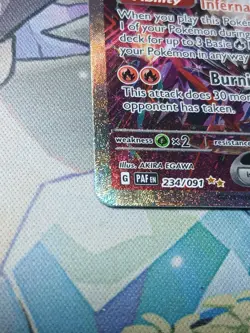Pokemon TCG Charizard ex 234/091 SIR Special Illustration Rare Paldean Fates NM - Image 2