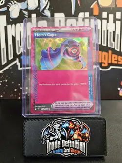 Pokemon TCG Hero's Cape Scarlet Violet Temporal Forces 152/162 Holo Ace Rare - Image 1