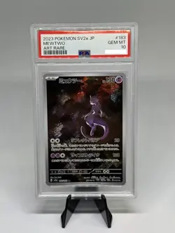 2023 Pokemon SV2a Japanese Mewtwo AR 183/165 Art Rare 151 PSA 10 GEM MT - Image 1
