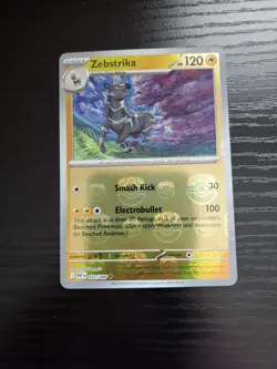 Pokemon SV: White Flare English - Zebstrika - 032/086 - Master Ball Pattern - Image 1