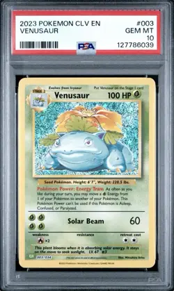 PSA 10 Set Charizard Blastoise Venusaur #003 Pokemon TCG CLASSIC COLLECTION - Image 3