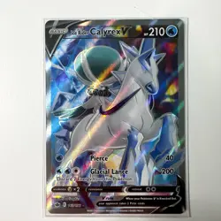 Ice Rider Calyrex V - 163/198 - Pokemon Chilling Reign Sword Shield Full Art NM - Image 1