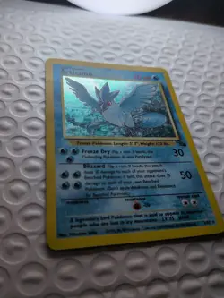 Pokemon TCG Articuno Fossil 2/62 Holo Unlimited Holo Rare 1999 Vintage WOTC MP - Image 3