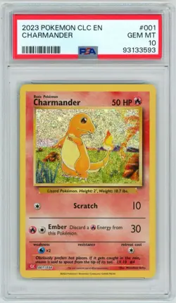 2023 Pokemon Classic Collection #001 Charmander - PSA 10 GEM MINT - Image 1